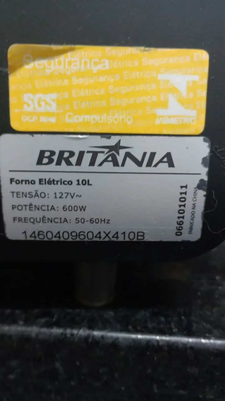 Forninho Elétrico Britania 10L - 127/110 V - Jabaquara Retira - Foto 6