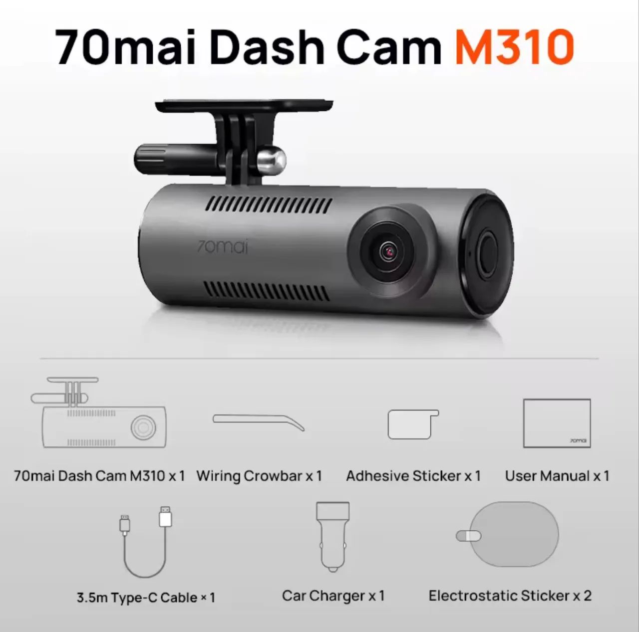 Câmera Veicular Xiaomi 2k 
