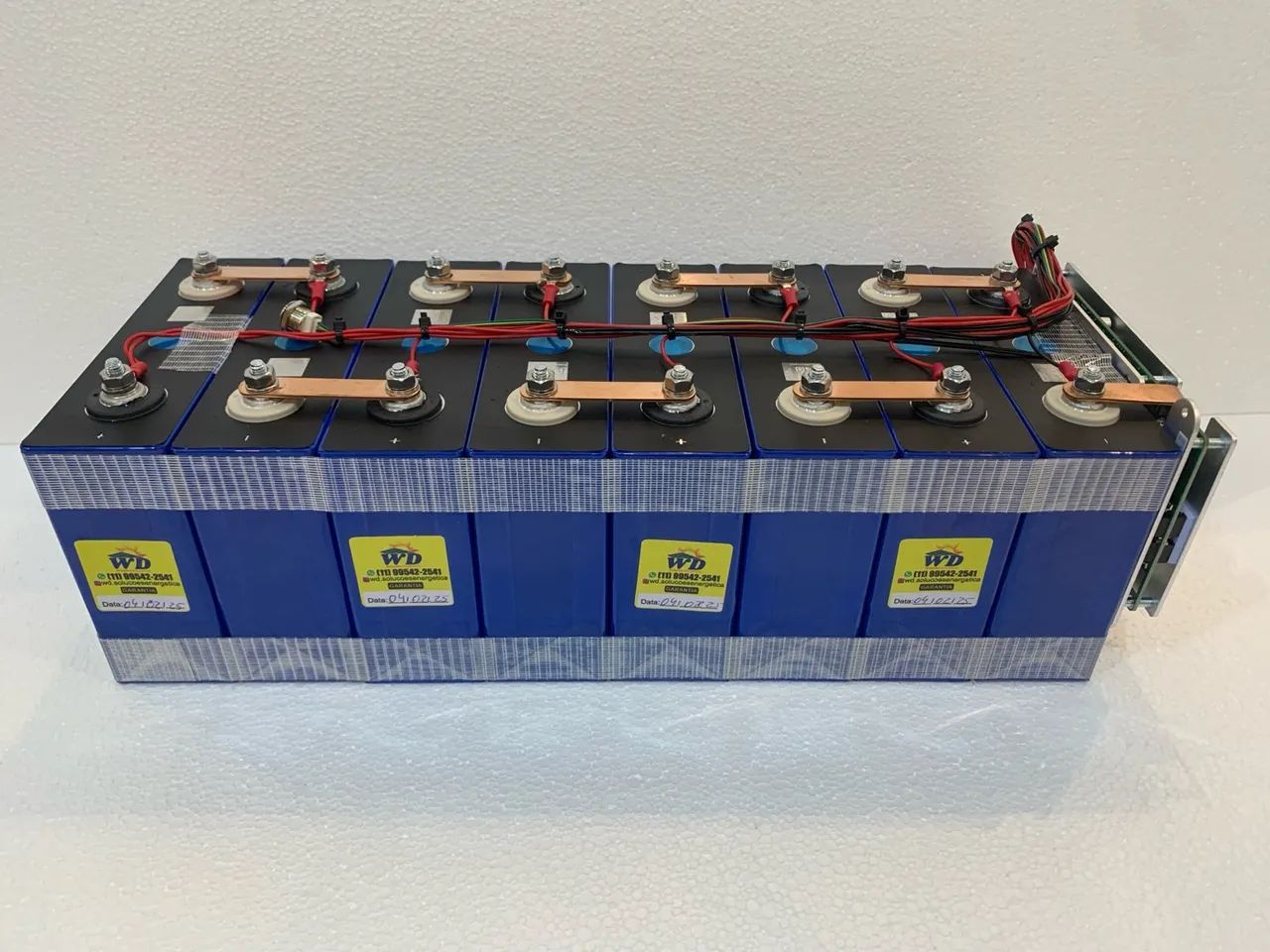 Bateria de lifepo4 24v 100Ah com bms - Foto 2