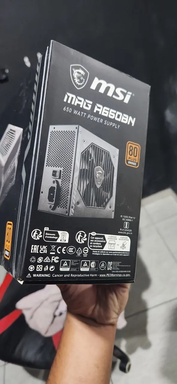 Fonte MSI mag 650w - Foto 3