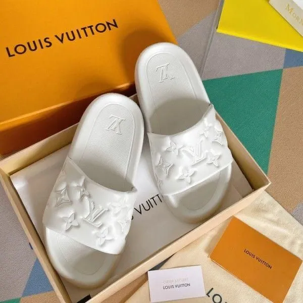 Sandália Louis Vuitton Monogram Branco