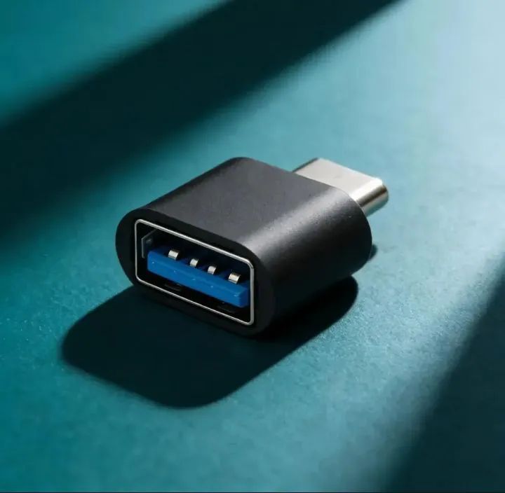 Adaptador USB fêmea para USB -C (OTG) compacto. - Foto 5
