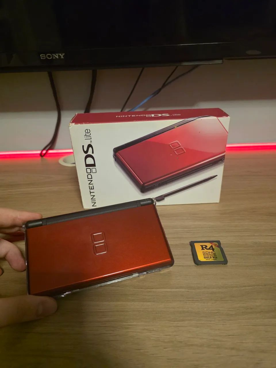 Nintendo DS Lite vermelho