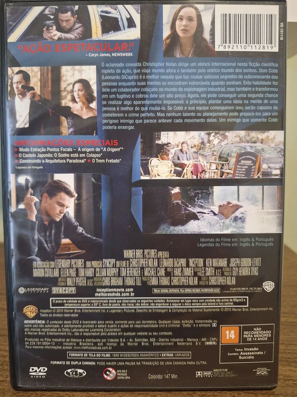 DVD A Origem - Foto 2