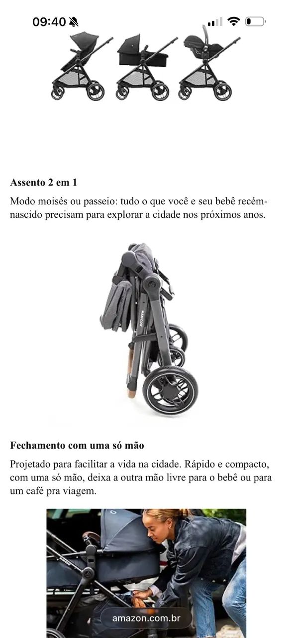 carrinho bebê  - Foto 4