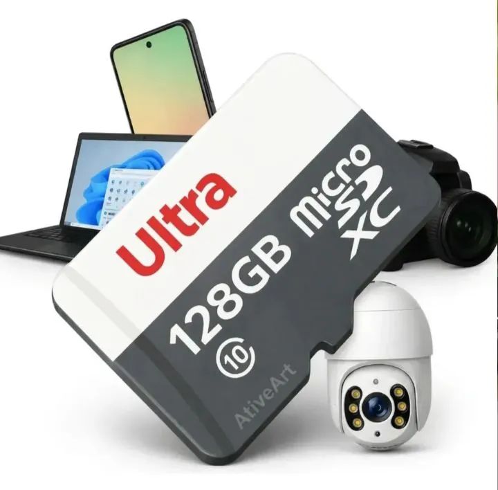 CARTÃO DE MEMÓRIA MICROSD 128G.
