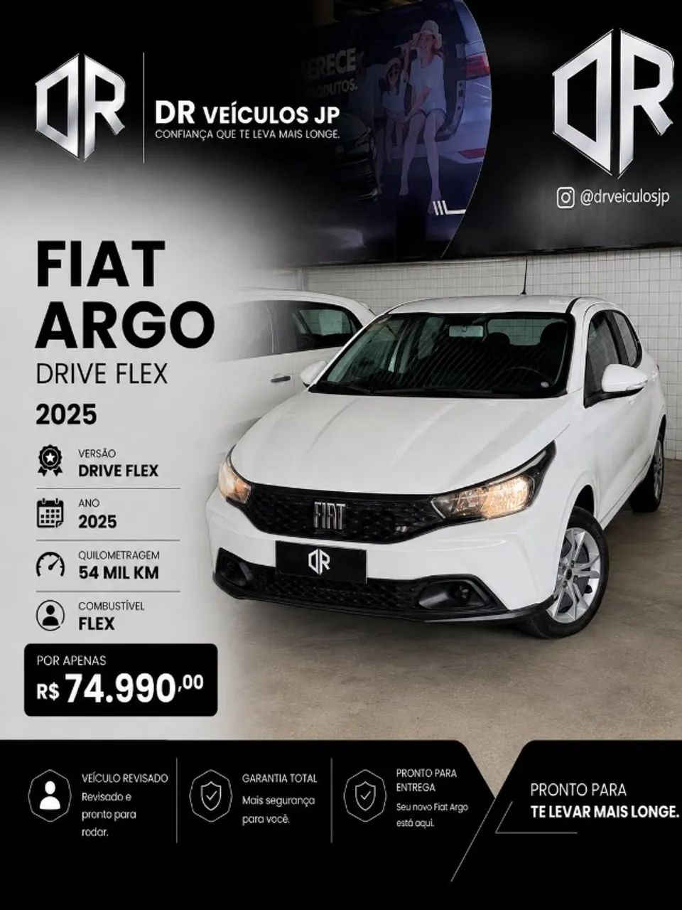 Fiat Argo Drive 1.0 6V Flex 2025