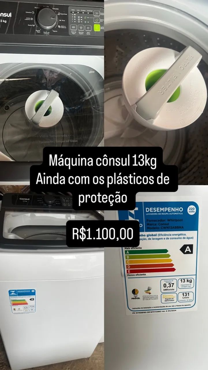 Máquina cônsul 13kg 
