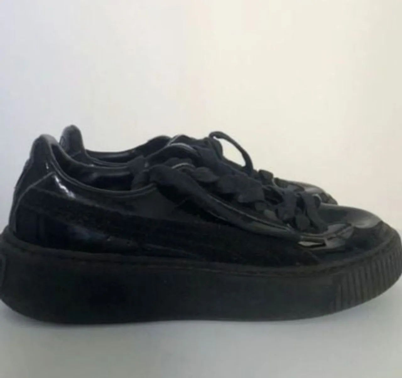 Tênis Puma couro preto - n.35 - Foto 2