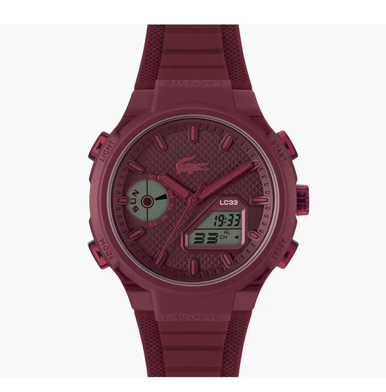 Relógio Lacoste Vermelho Lc33 seminovo 