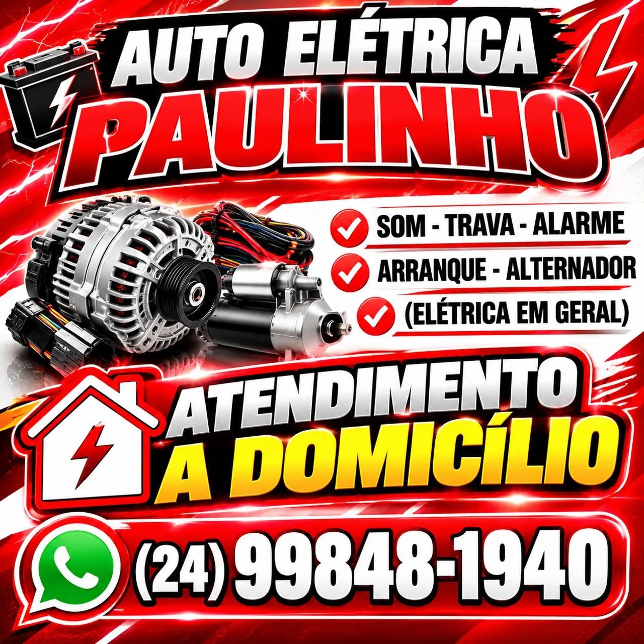 AUTO ELÉTRICA ATENDIMENTO A DOMICÍLIO VOLTA REDONDA  - Foto 2