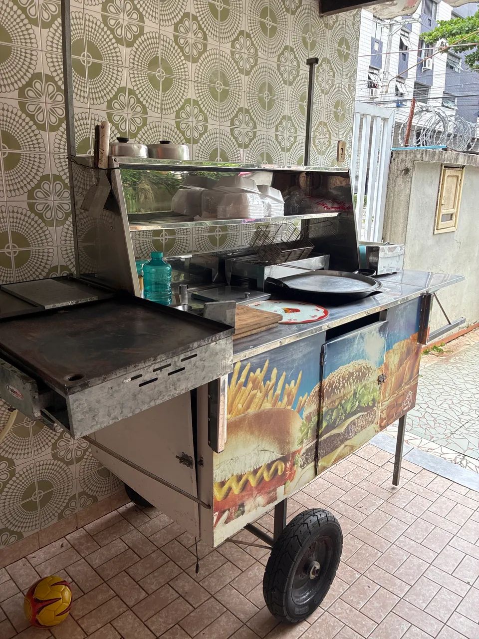 Carrinho de lanche/pastel