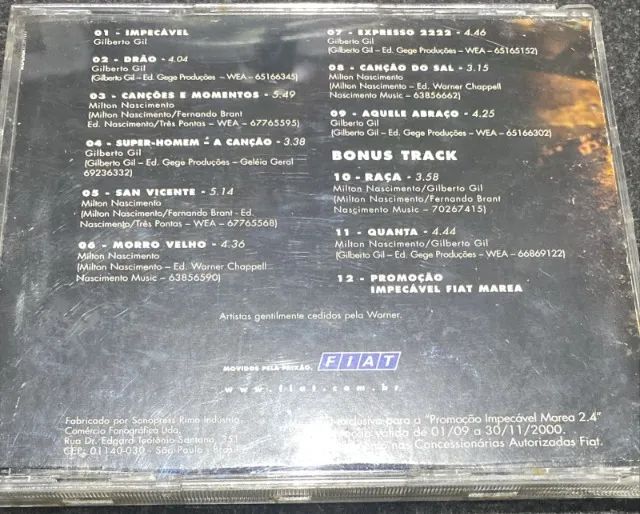 CD Milton Nascimento e Gilberto Gil - Foto 2