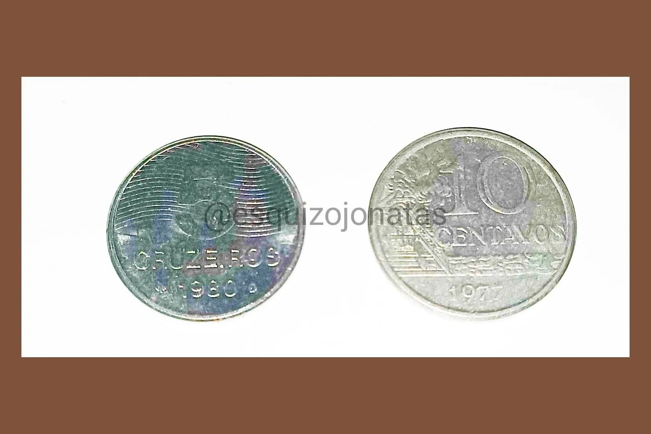 Lote de 6 moedas antigas - Foto 3