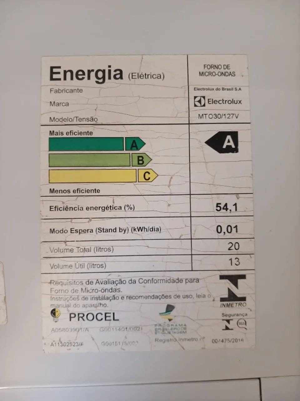 Microondas Eletrolux MTO30 127V 20L - Foto 4