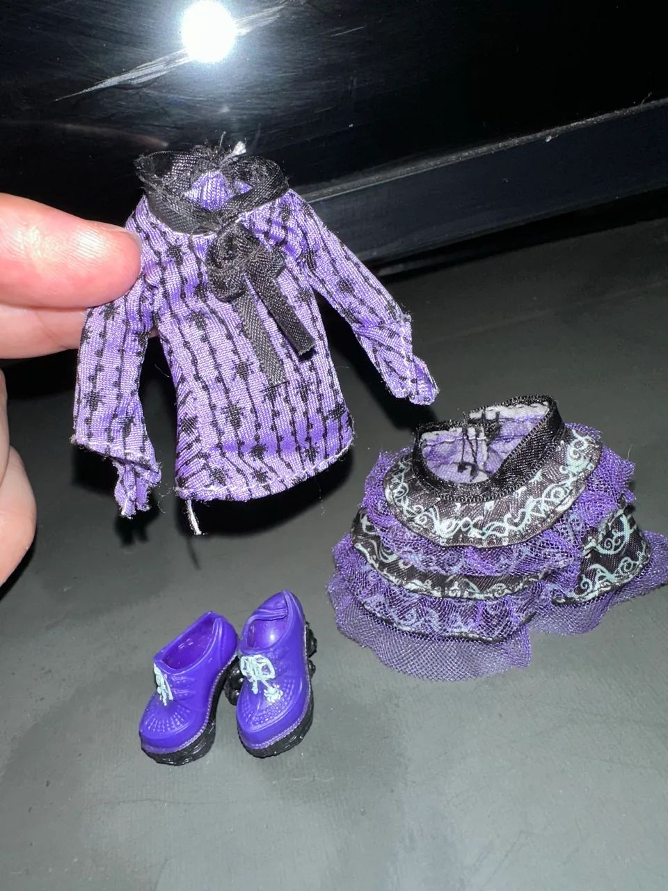 monster high - kit roupas twyla básica