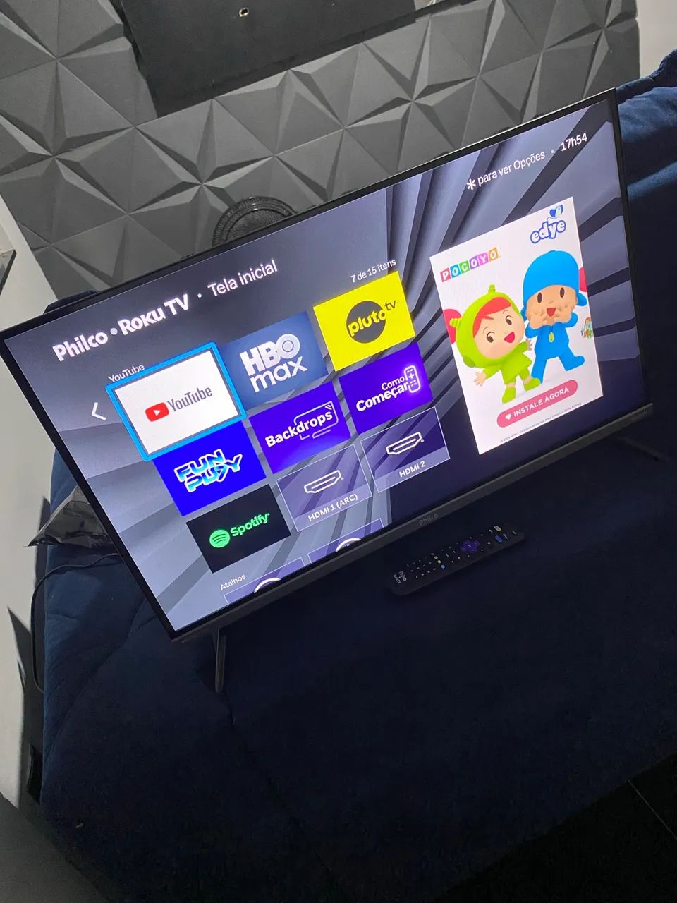 Tv smart 32 polegadas Roku dolby Áudio - Foto 4