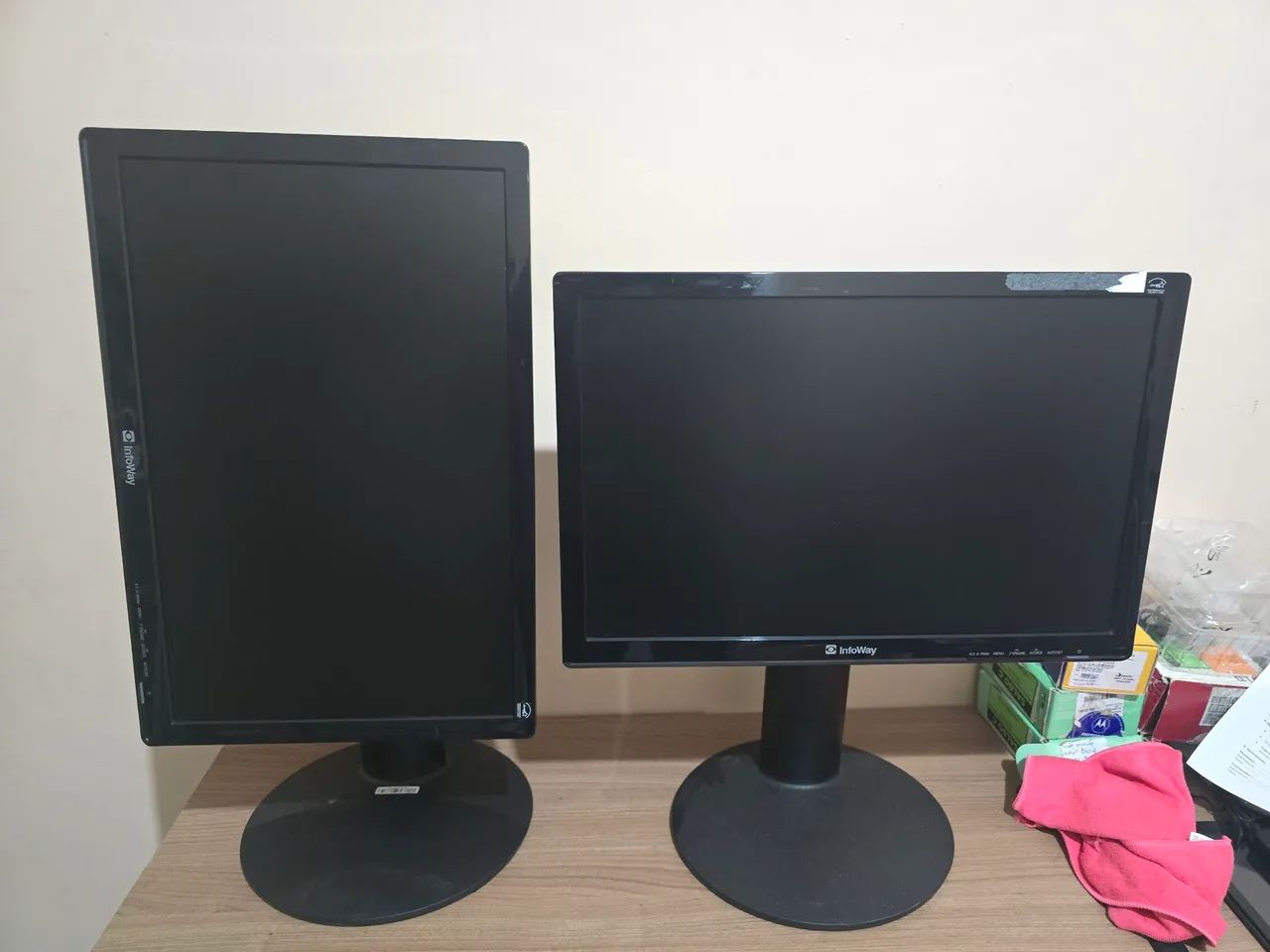 2 Monitores LCD Itautec 19 polegadas - Foto 3