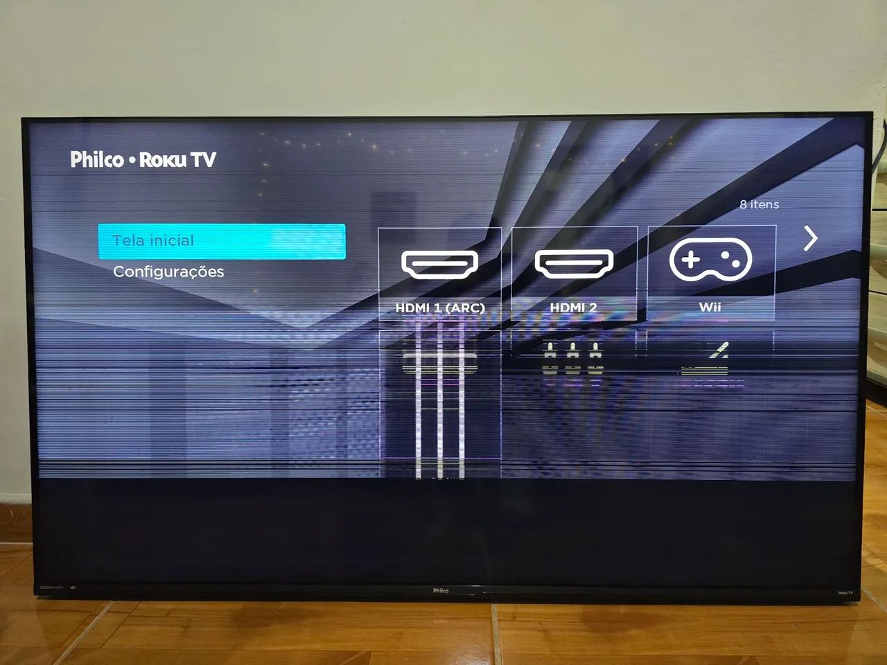 Tv Philco Roku Led 4k 50" com defeito