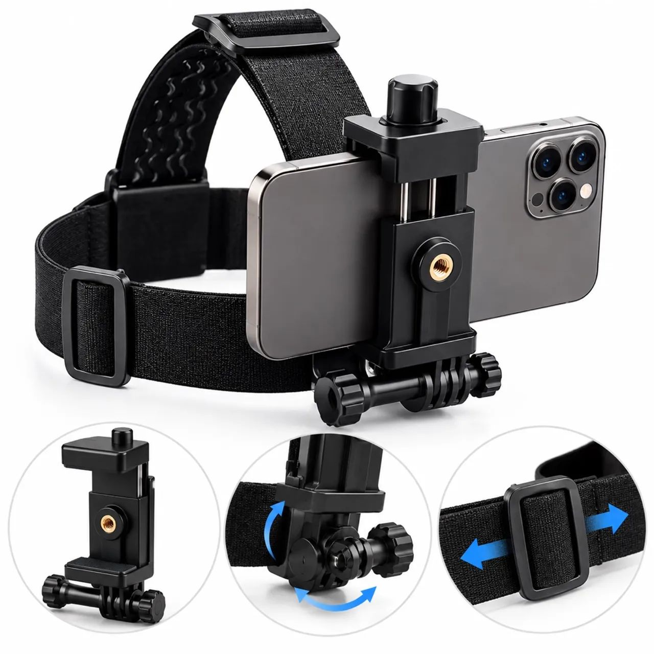 Suporte de cabeça para celular - Ajustável  - Foto 5