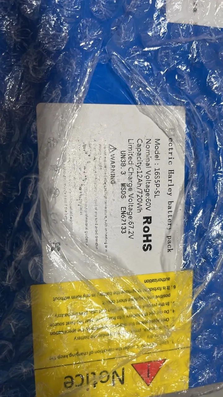 Bateria 60v 16SSP-SL Alta Potência  - Foto 2