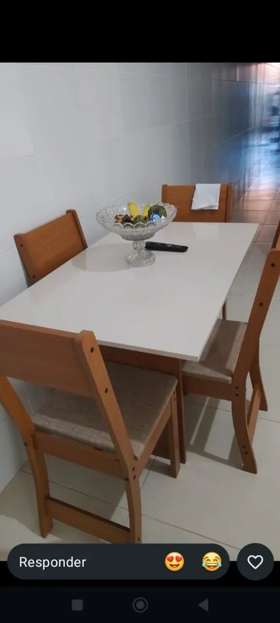 mesa designer 4 cadeira  - Foto 2