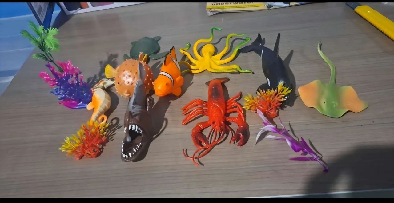 (Brinquedo/kit) Animais Marinhos!!!
