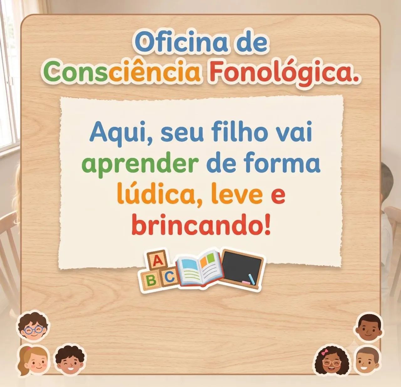 Oficina pré alfabetização  - Foto 5