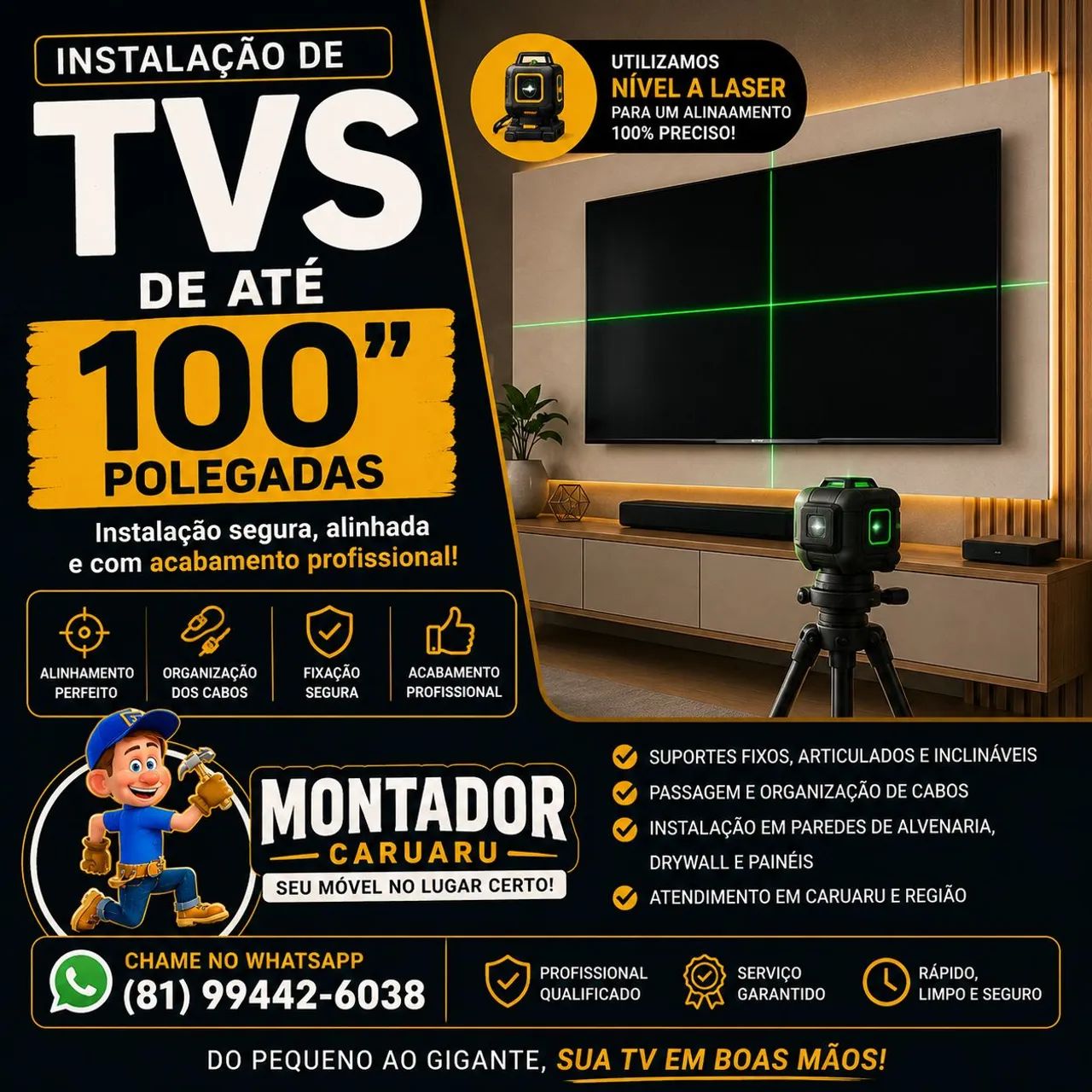 Instalação de Tv