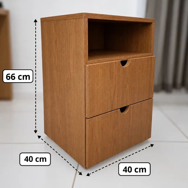 Mesa de Cabeceira/Gaveteiro - Planejado (MDF)