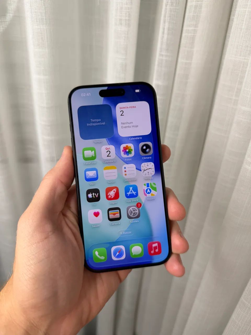 iPhone 15 pro 128GB Preto - Seminovo - Foto 2