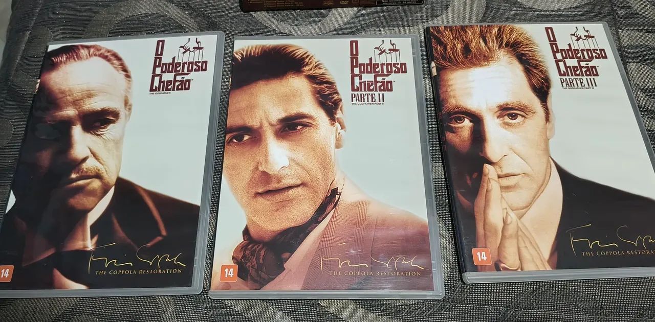DVD TRILOGIA O PODEROSO CHEFÃO, R$ 90 - Foto 3