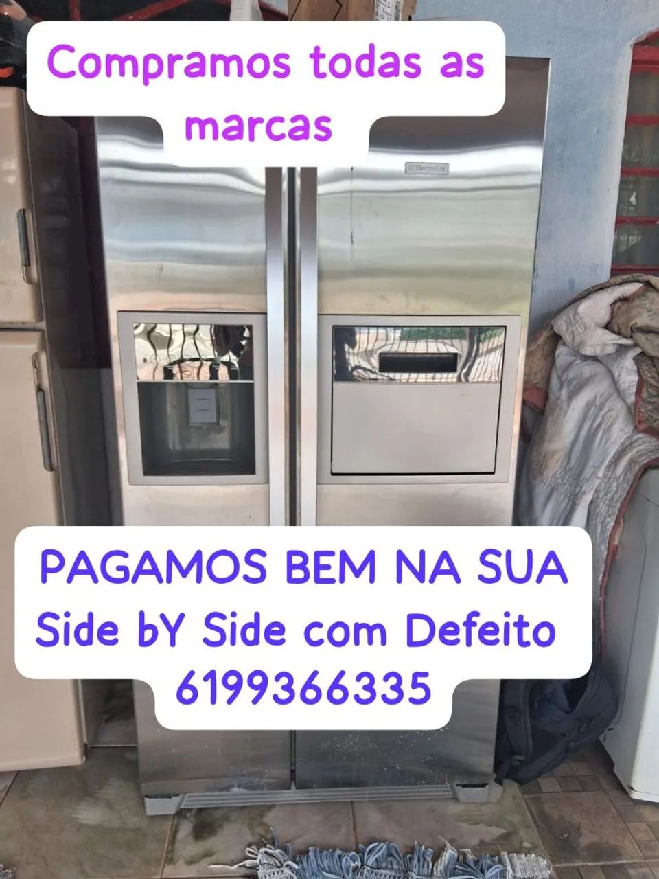 Compramos Side By Side E geladeira Inverse - Foto 2