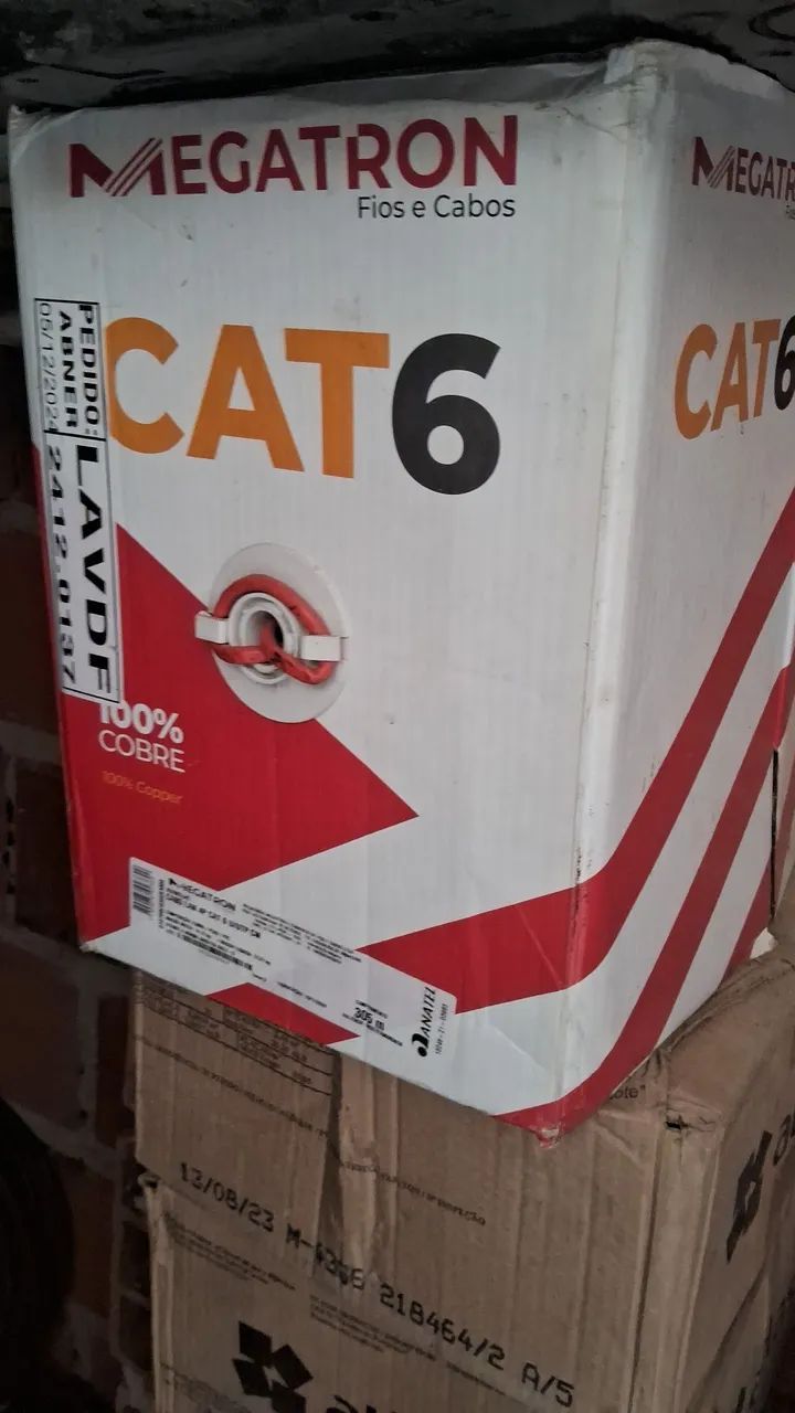 Cabo de 4 pares cat6