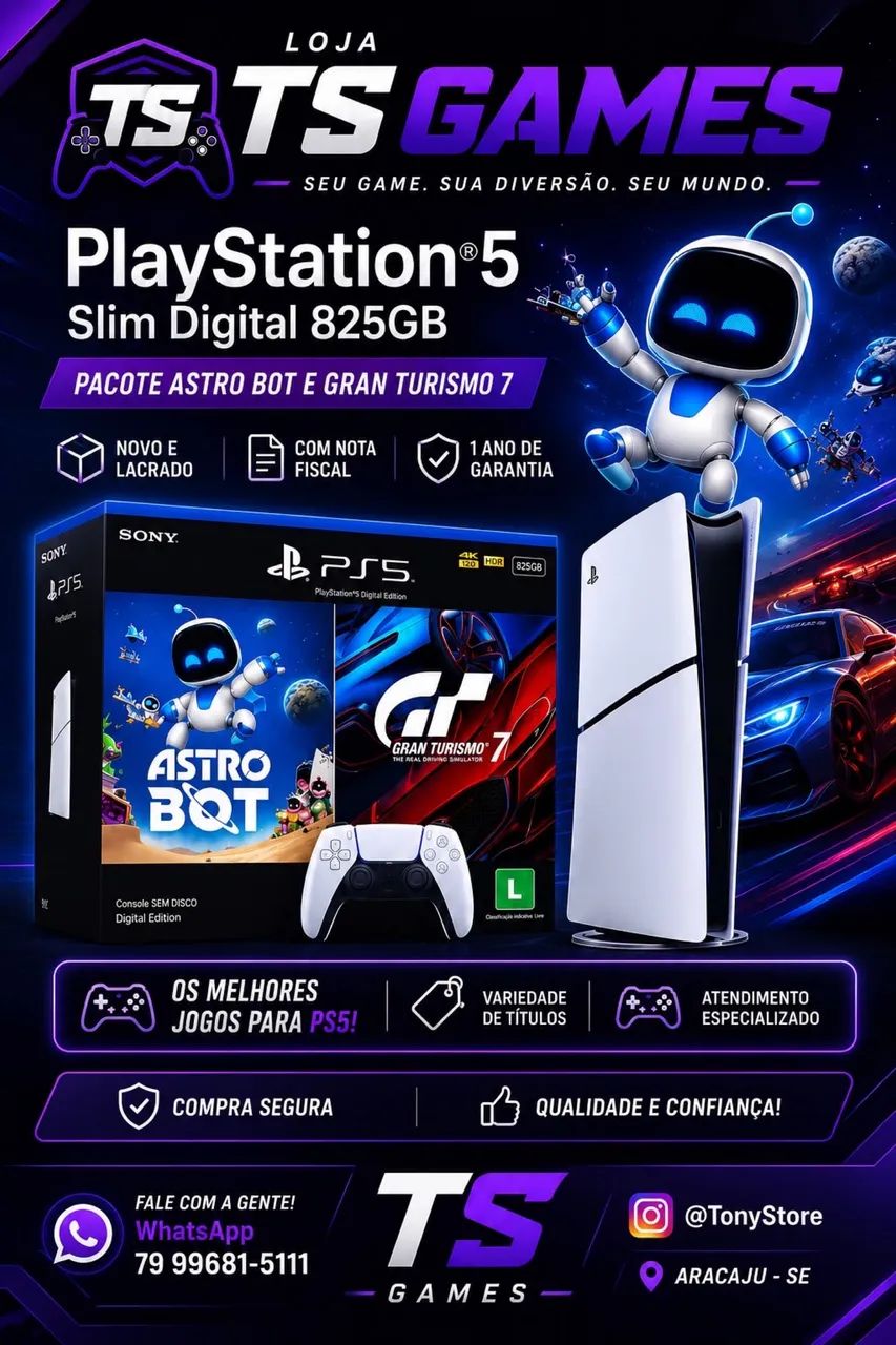 Ps5 novo e lacrado 