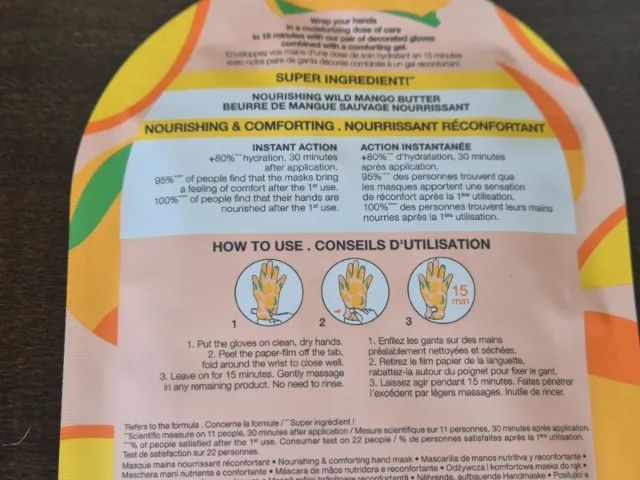Máscara Para Mãos / Hand Mask. Hidrata E Nutre. Sephora! - Foto 5