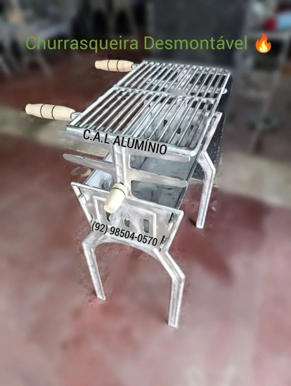 Churrasqueira de aluminio  - Foto 2