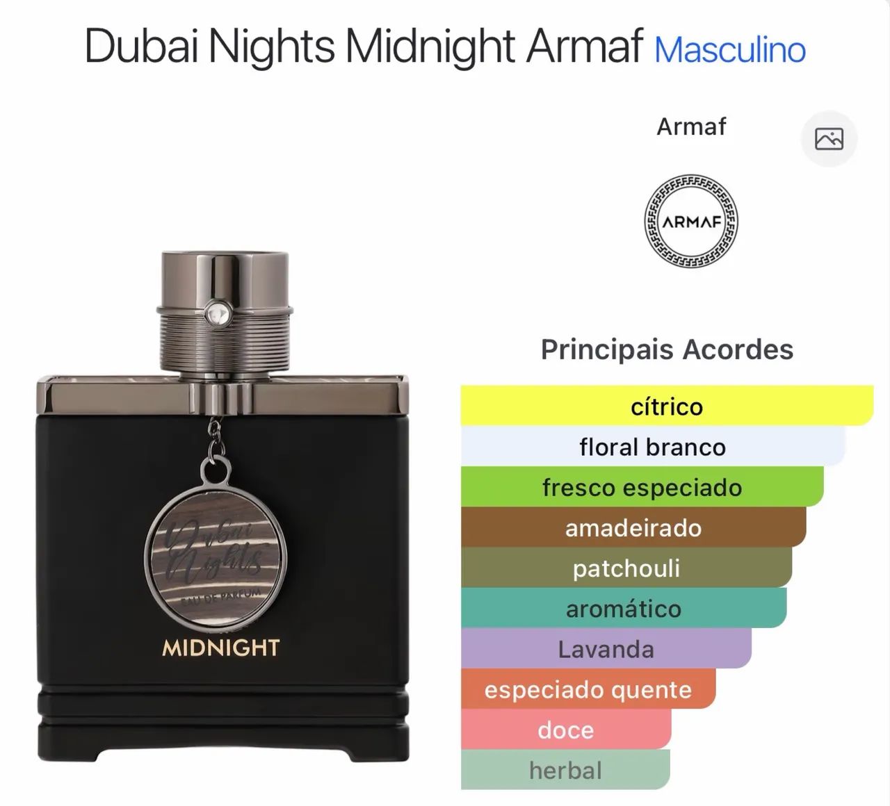 Perfume Dubai Nights Midnight de Armaf - Foto 2