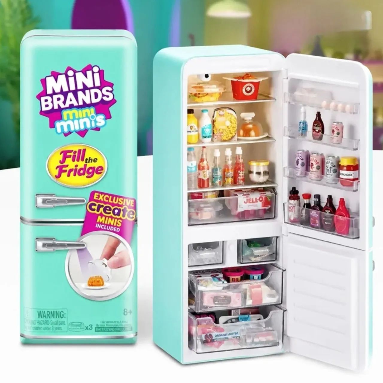 Mini Geladeira Brinquedo Mini Brands
