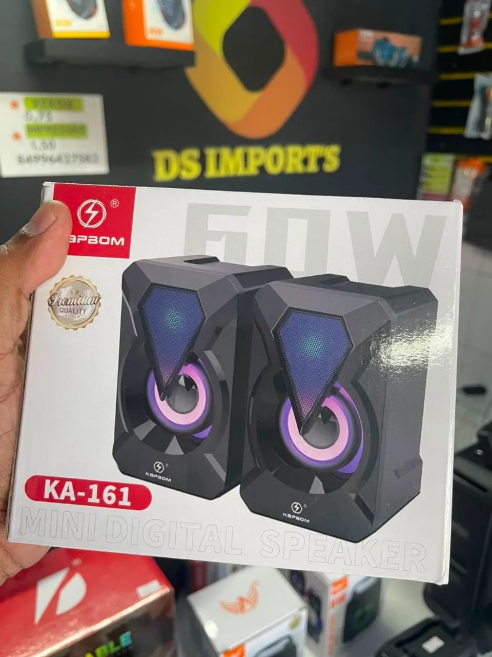 Caixa de som Pc notebook com leg RGB game