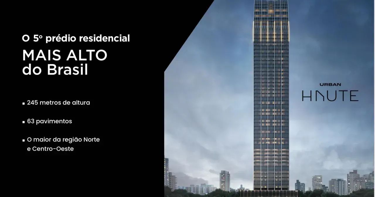 Lançamento: HAUTE Apartamentos de 1, 2, 3/4 e salas comerciais Lado Capim Dourado