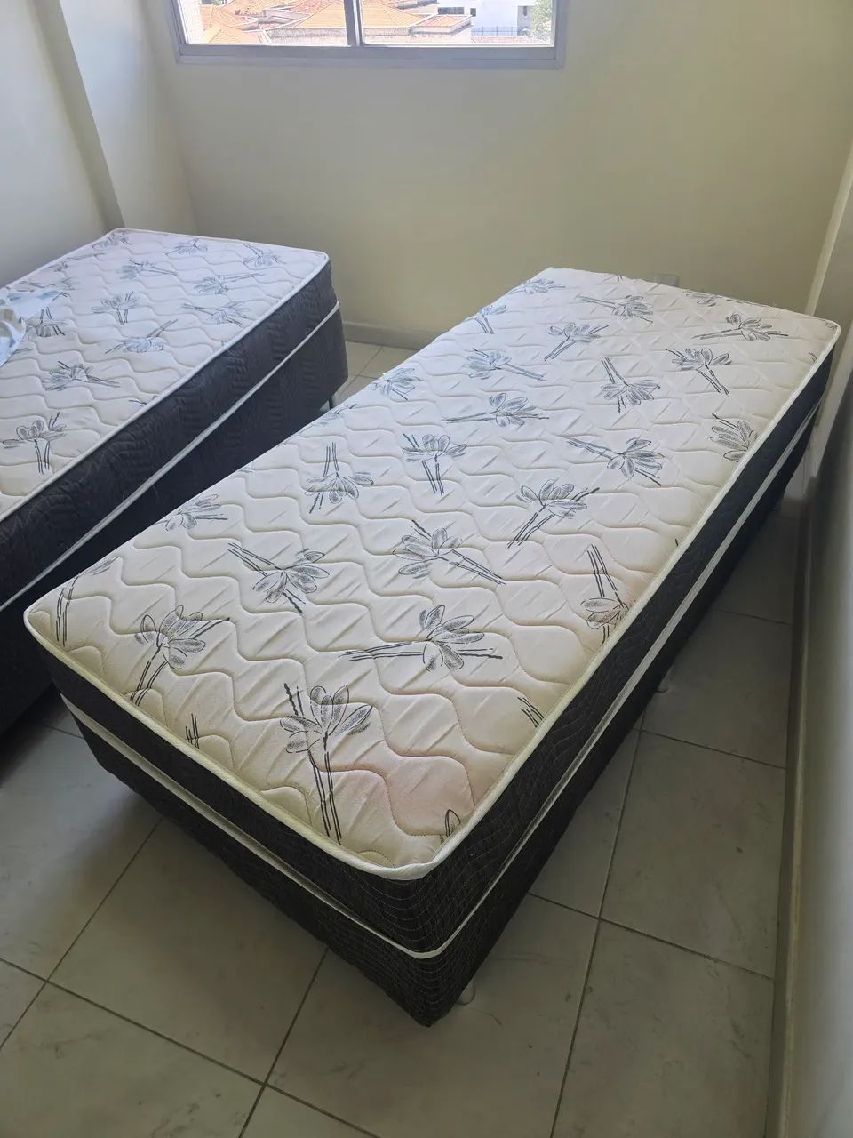  Cama Box de Solteiro Ortobom Physical Spring Gray(Conjugado)
