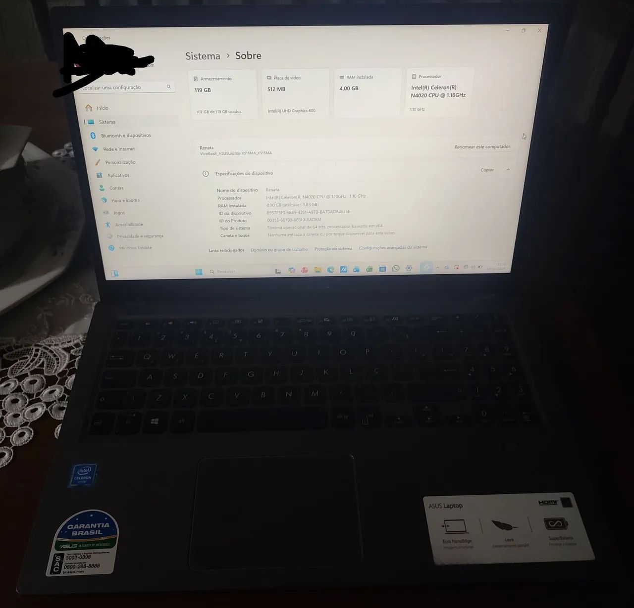 Laptop ASUS x515ma - Foto 3
