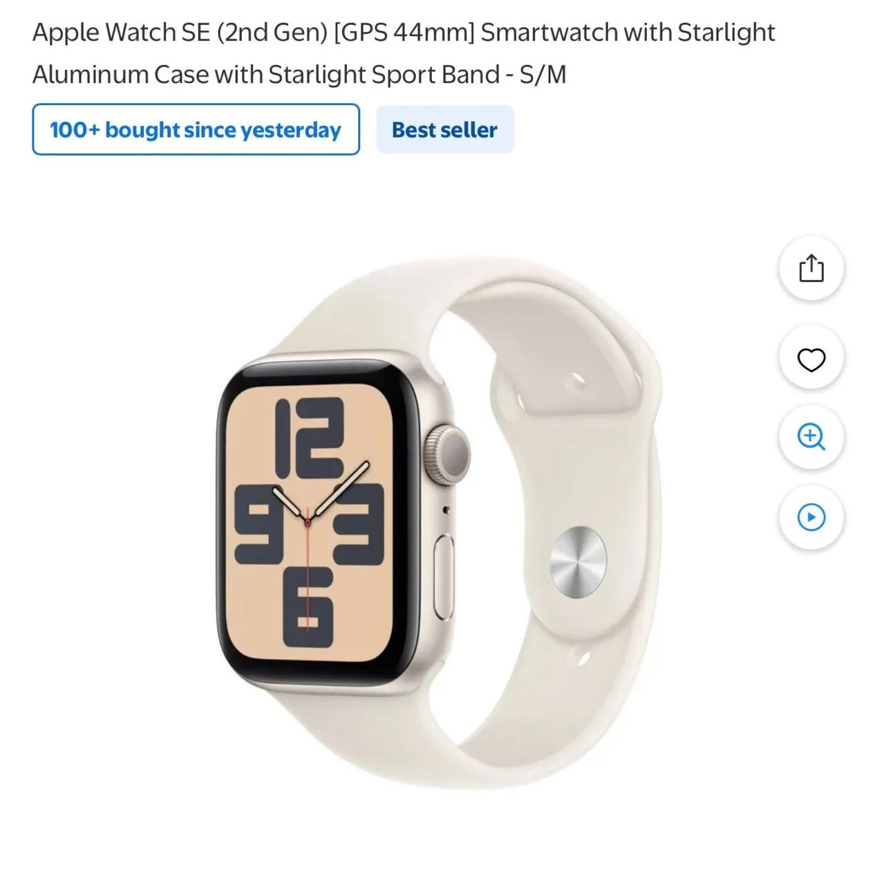 APPLE WATCH SE 2 44MM GPS STARLIGHT