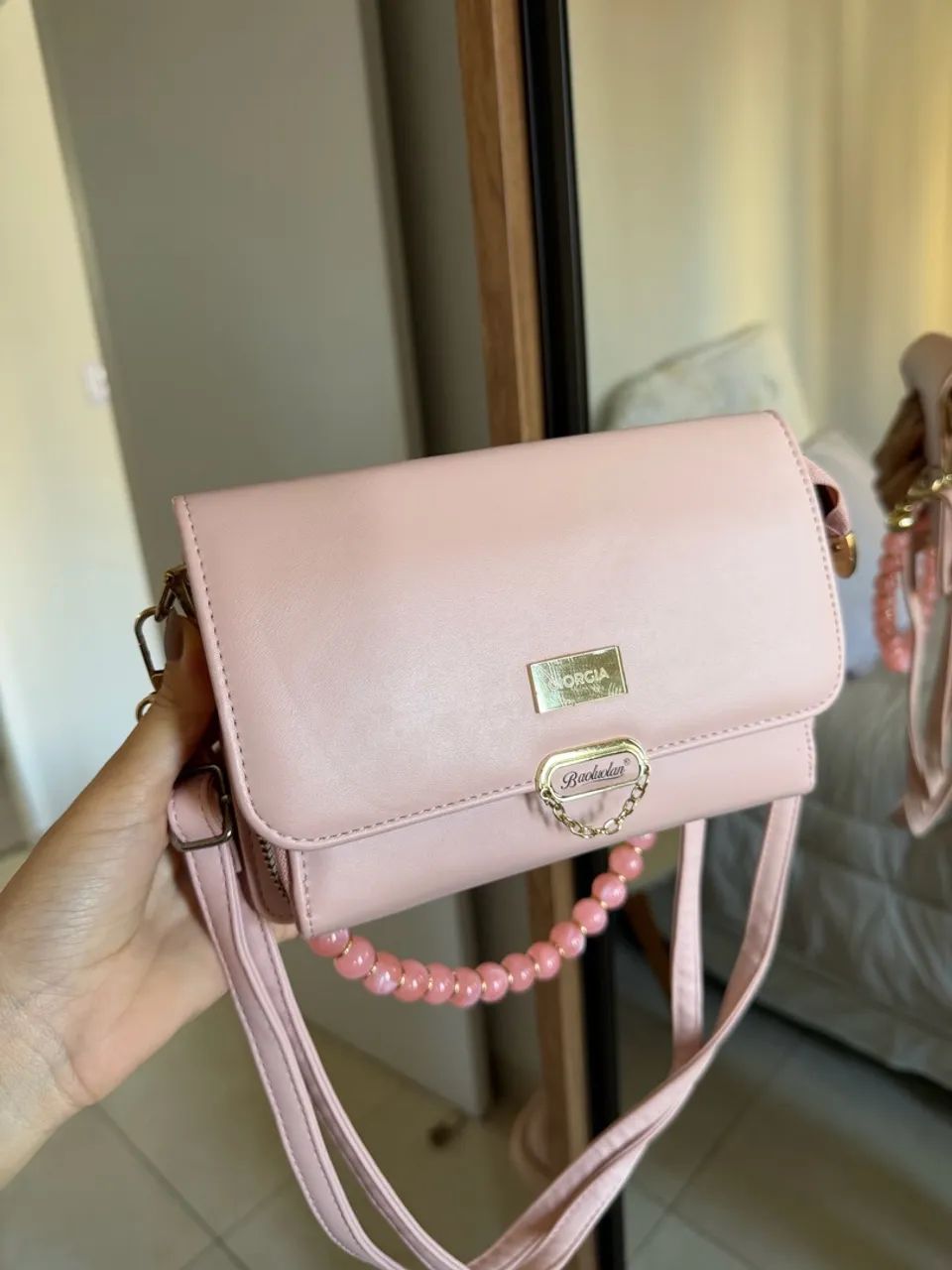 Bolsa rosa  - Foto 3
