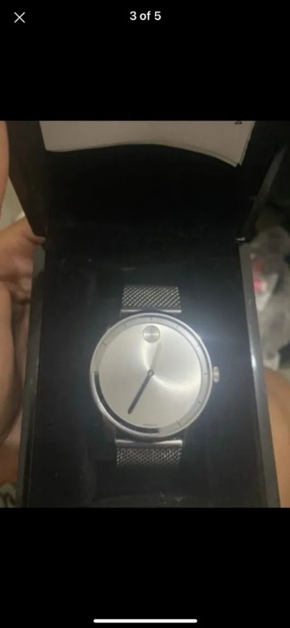 Relógio Movado Bold swiss movement aço inox  - Foto 4