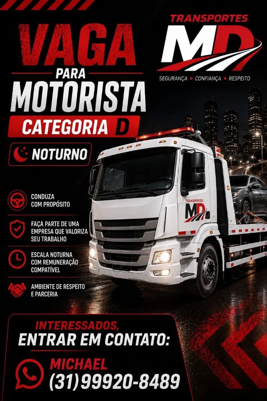 Motorista reboque/ Guincho
