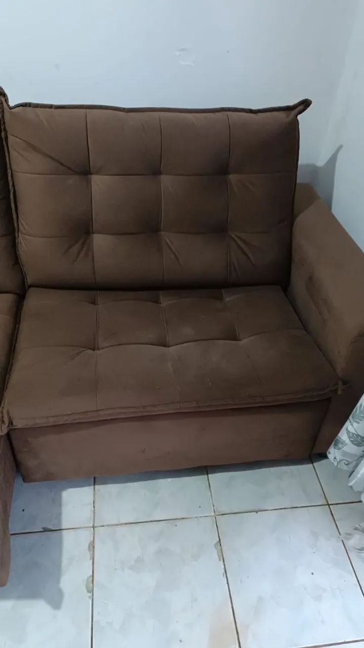 Vendo sofá semi novo. - Foto 3