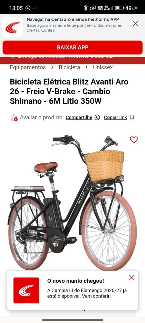 Bicicleta Elétrica  - Foto 3