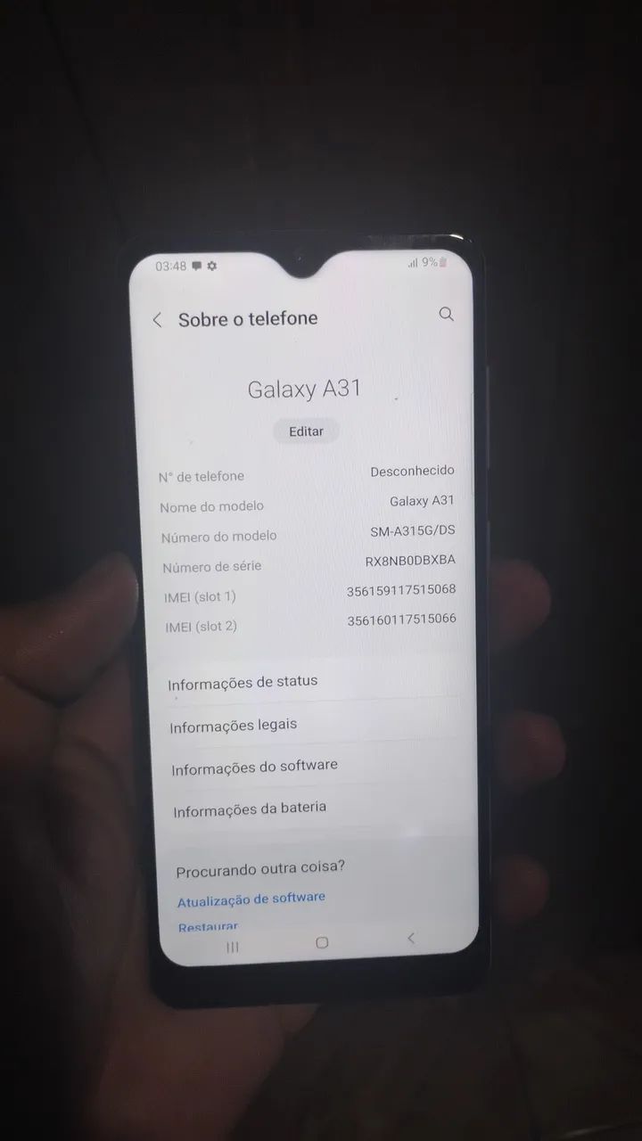 Celular Galaxy A31